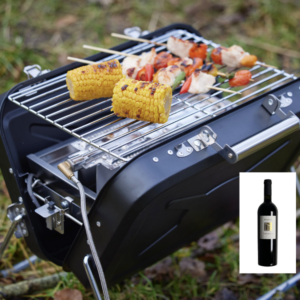 Xplore it to go BBQ gasgrill & Meridia rødvin