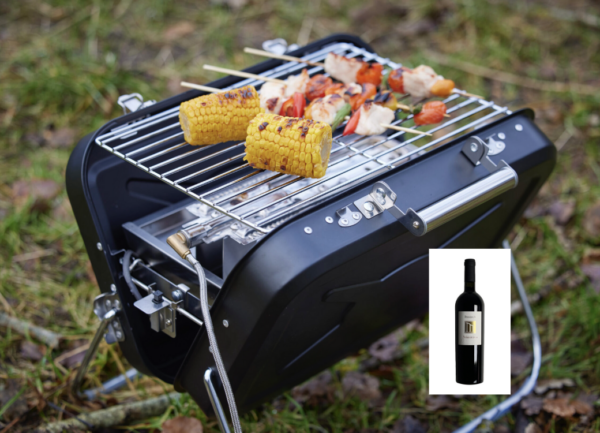 Xplore it to go BBQ gasgrill & Meridia rødvin