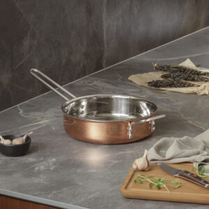 Eva Trio Kobber Sauterpande 24 cm