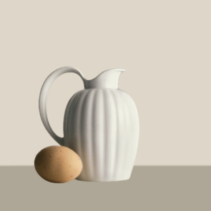 Georg Jensen Bernadotte porcelæn flødekande