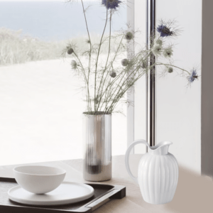 Georg Jensen Bernadotte porcelæn flødekande 0,5L