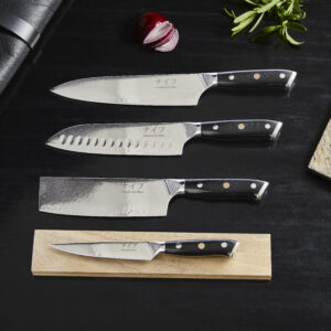 Damascus by Hâws Chef, Santoku, Nakiri & Utility knivsæt