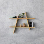 A-Shelf hylde i olieret egetræ