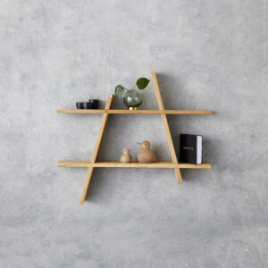 A-Shelf hylde i olieret egetræ