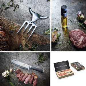 Steak Champ BBQ sæt med 3 dele