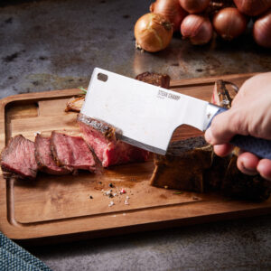Steak Champ Spatel og kniv i et