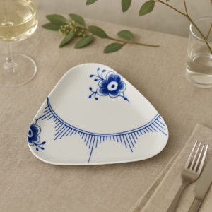 Royal Copenhagen Blå Mega Riflet fad