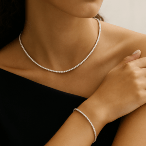 Edblad Tennis Bracelet & Halskæde