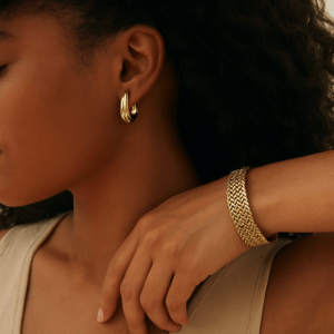 Edblad Lee Bracelet & Crest Hoops L