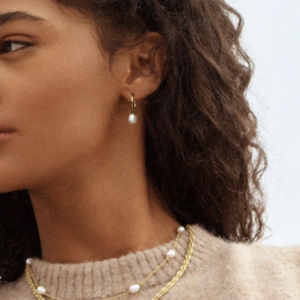 Edblad Perla øreringe, halskæde & armbånd