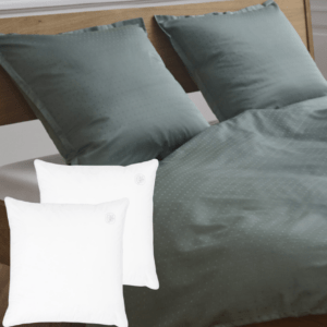 Georg Jensen Damask Sky sengetøj & 2stk fiberpuder