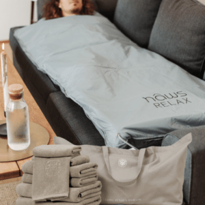 Georg Jensen Damask Håndklæder L & Hâws infrarød sauna tæppe