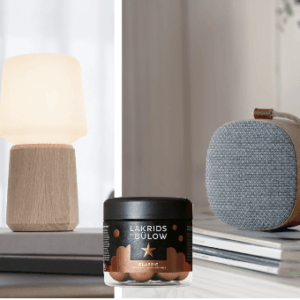 SACKit Ambience Oslo 8, Go Wood højtaler & Lakrids by Bülow small