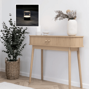 Nikko Konsolbord & Uyuni Glow rod Lampe 1 stk.