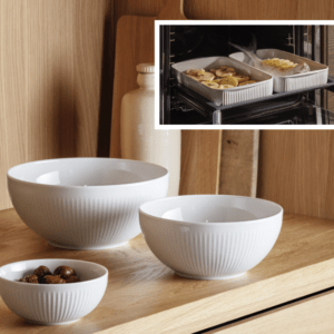 Eva Trio ovnfaste fade 2 stk & skåle 3 stk.