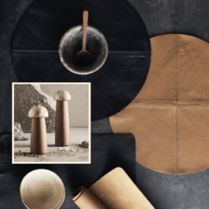 Muubs Camou Dækkeservietter 4 stk, yami salt-/peberkværn & Georg Jensen Damask karklude