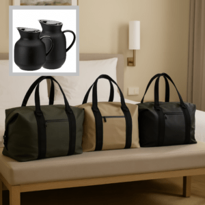 Carl O Reykjavik weekend taske & Stelton Amphora Termokander