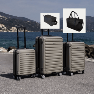 Haws Copenhagen kuffertsæt 3stk, Carl O Reykjavik weekend taske & toilettaske