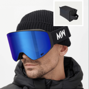 MessyWeekend Clear XEP Skibrille & Carl O Reykjavik toilettaske