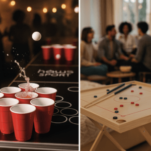 Hâws Sport Beer Pong bord & Nordic Games Bobspil