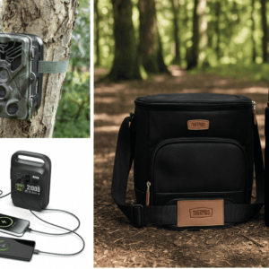 CapableX Vildtkamera, Thermos køletaske, termoflaske & Power bank 21000 mAh