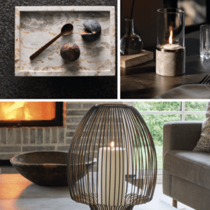 Uyuni marmor lanterne, Stringle lanterne & Muubs Vita Bakke