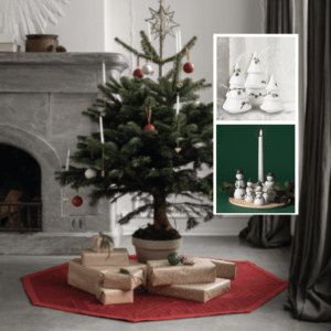 Georg Jensen Damask Juletræstæppe, Kähler Hammershøi Christmas Juletræer & familie