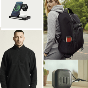 Craft Join Pile Fleece, Clique 2.0 combi bag padeltaske, Hâws oplader & Miiego Axtive højtaler