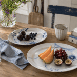 Royal Copenhagen Blå mega riflet ovale fade