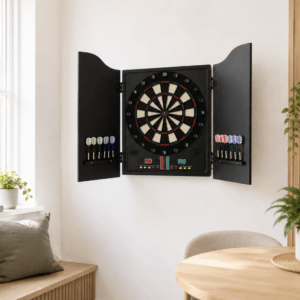 Nordic Games elektronisk dartskive i dartskab