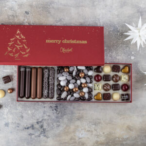 Xocolatl Merry cherry 16 marzipan mix