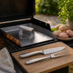 Georg Jensen forskærersæt, Hâws Santo Plancha & Burger smasher