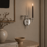 STOFF Nagel lysestage 2 stk & vægophæng 1 stk