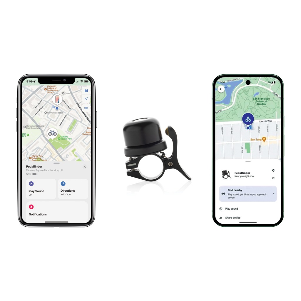 Bike Finder Dual – cykelringklokke med global sporing Bike Finder Dual – cykelringklokke med global sporing