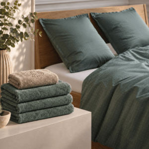 Georg Jensen Damask Sky sengetøj & Håndklæder