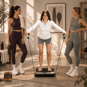 Hâws Sport vibrationsplade, Craft Collective Cropped Singlet & Tights