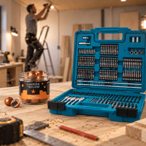 Makita bor/bits sæt 100 dele & Lakrids by Bülow small