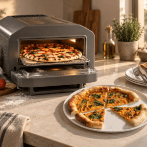 Hâws Pizzaovn 2100W & Eva Solo Legio Nova Pizzatallerkener
