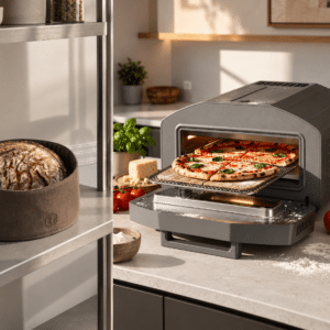 Hâws Pizzaovn 2100W & Georg Jensen Damask Køkkentekstiler