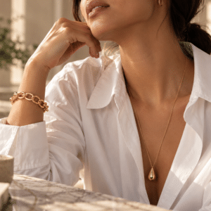 Edblad Drop Necklace & Wildern Armbånd