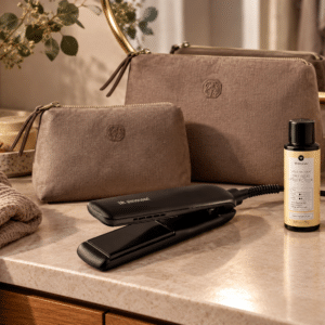 Georg Jensen Damask & HH Simonsen – Toilettasker og hårstyling