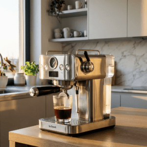 byGaard Espressomaskine til kapsler og formalet kaffe