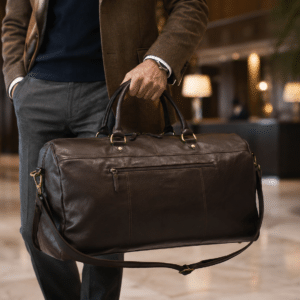 Bon Goût Vintage Skind Weekendtaske