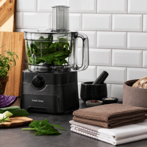 Nordic Sense Foodprocessor & Georg Jensen Damask køkkentekstiler